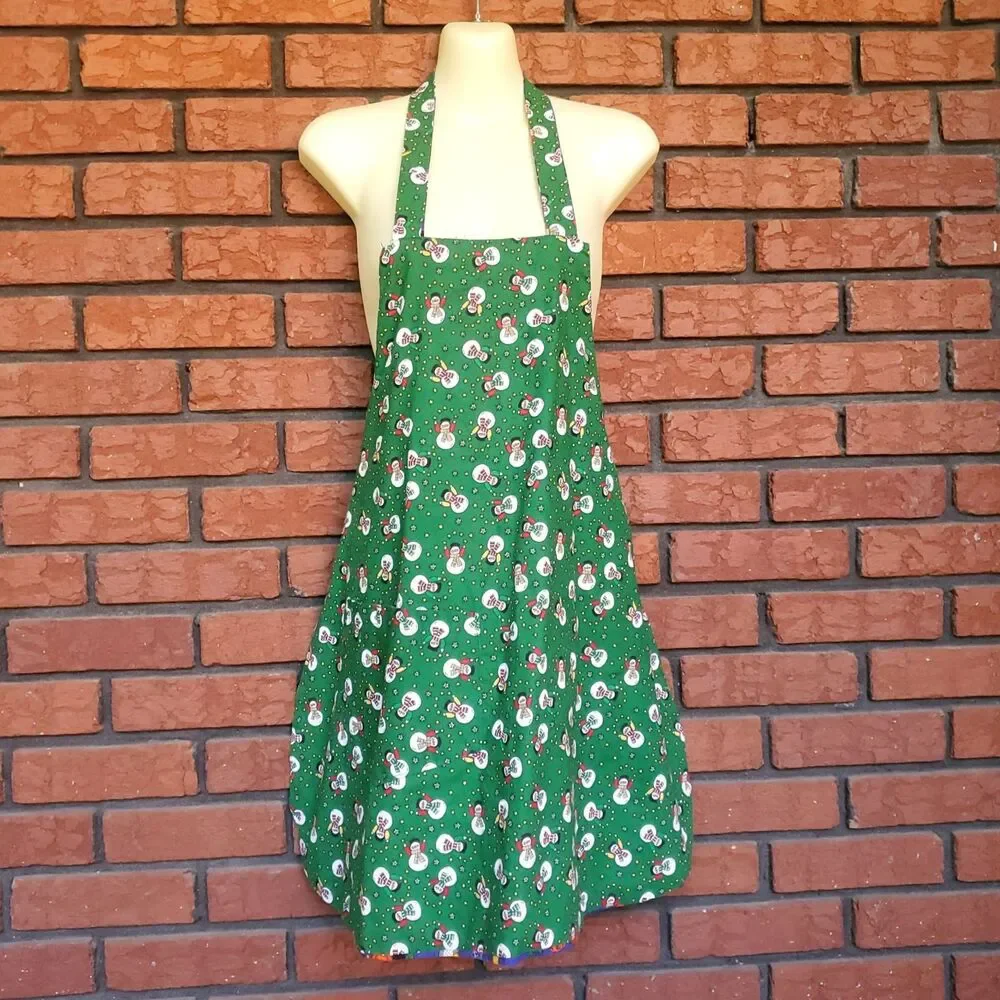 Handmade holiday apron